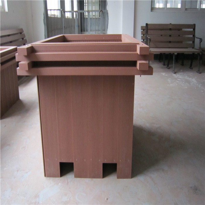 Garden Composite Wood Plastic Plant Pots
